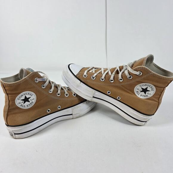 Converse CTAS Lift Hi Platform Women Sz 7 Shoes Sneakers Ginger Snap - Picture 7 of 12